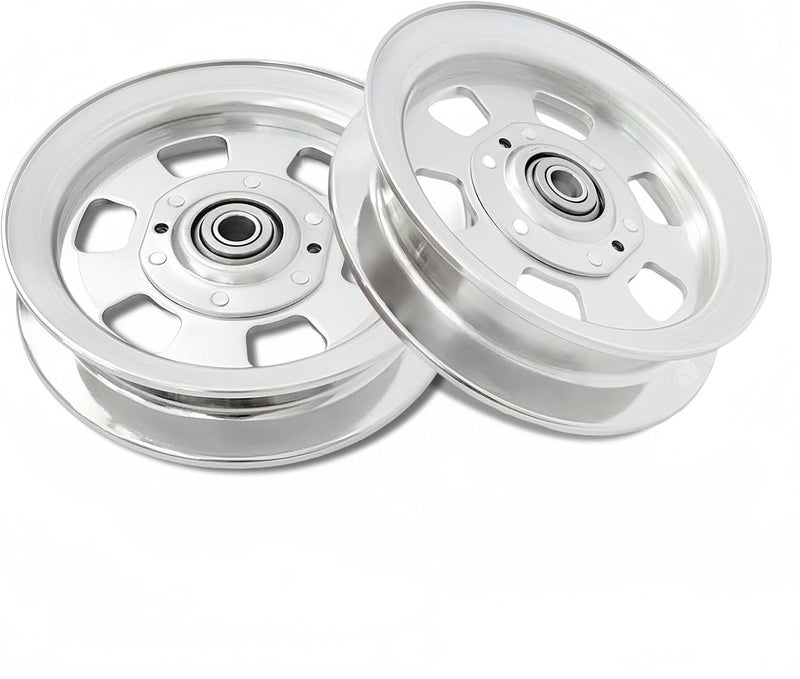 HTWORK 033-8050-00 Deck Idler Pulley Compatible with Bad Boy 039-6945-19 039-6945-17 039-6946-17 (2 PC) - Image 1